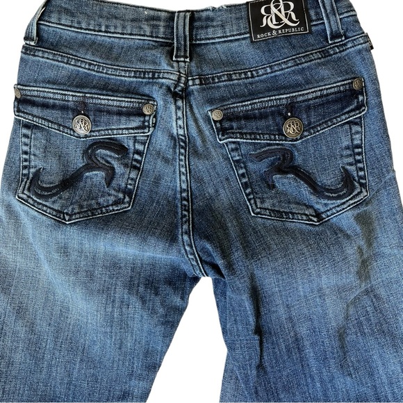 Y2K Rock & Republic Bootcut Kasandra Jeans Sz 4 - Picture 5 of 11